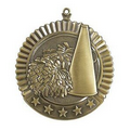 Medal, "Cheerleading" Star - 2 3/4" Dia